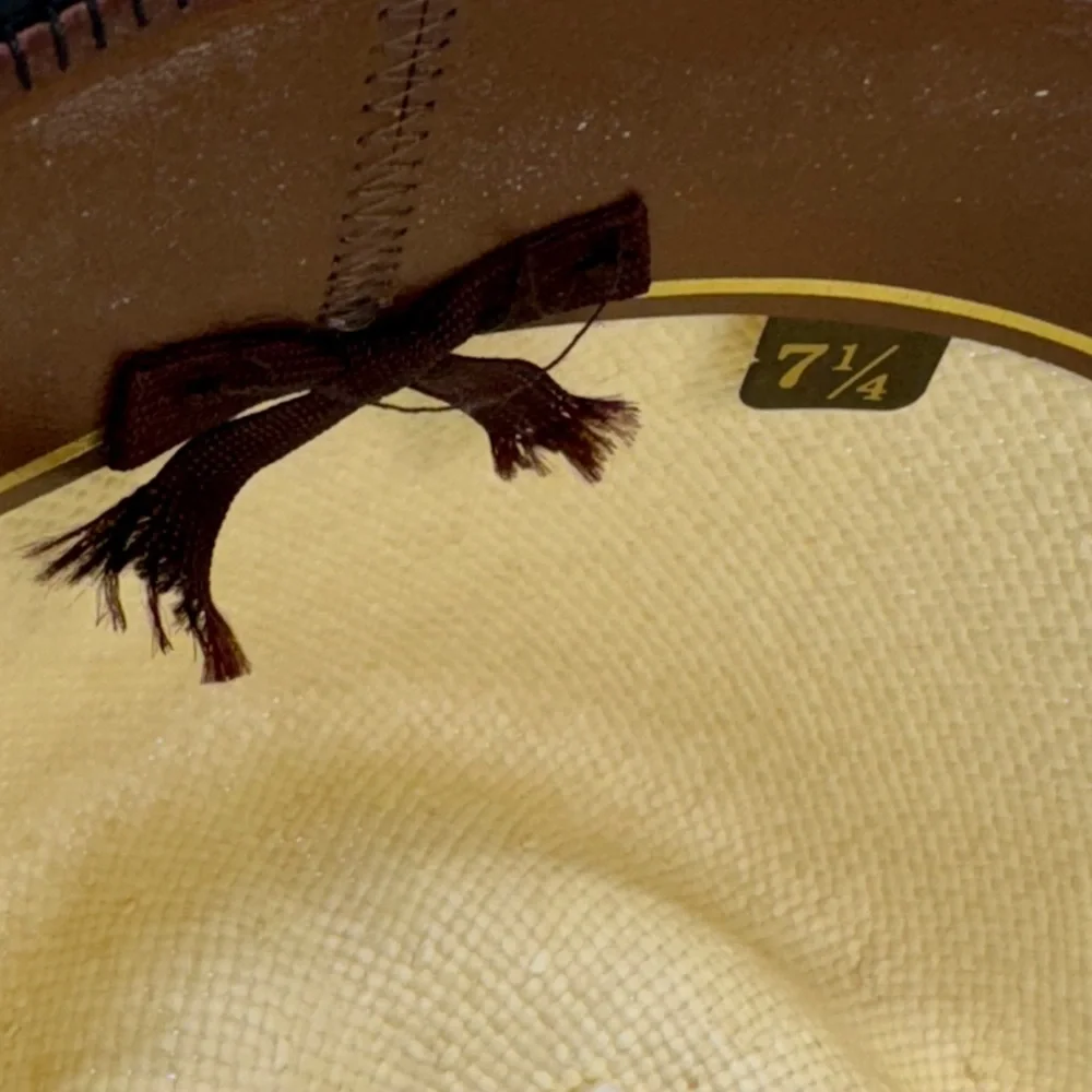 🧜🏼‍♀️ Dobb’s Fifth Avenue New York Vintage Shantung Fibre Hat - Picture 11 of 14